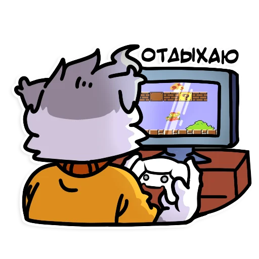 🕹 Стикер «Flazin77» для Telegram