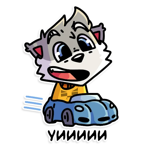 🚘 Стикер «Flazin77» для Telegram