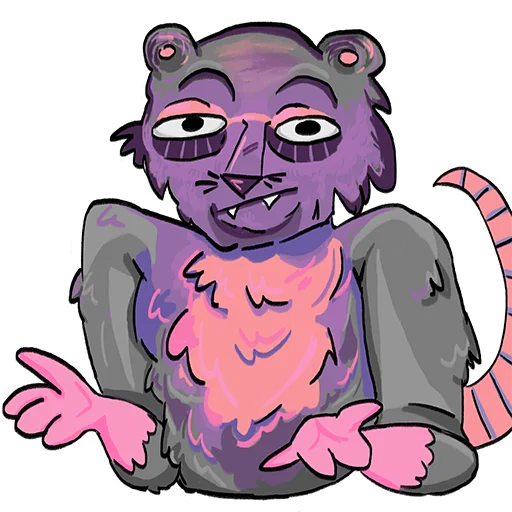 🤷 Стикер «mimiopossum» для Telegram