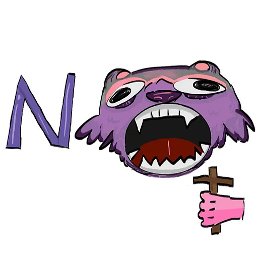 😧 Стикер «mimiopossum» для Telegram