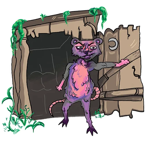 Стикерпак mimiopossum для Telegram — скачать