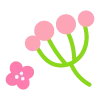 🌿 Эмодзи «flowers - цветы» для Telegram