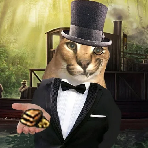 🎩 Стикер «Big Floppa stick» для Telegram