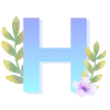 🔠 Эмодзи «цветочный набор, в одном стиле в разных цветах» для Telegram