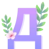 🔠 Эмодзи «Цветочный 6» для Telegram