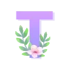 🔠 Эмодзи «Цветочный 6» для Telegram