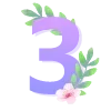 🔠 Эмодзи «Цветочный 6» для Telegram