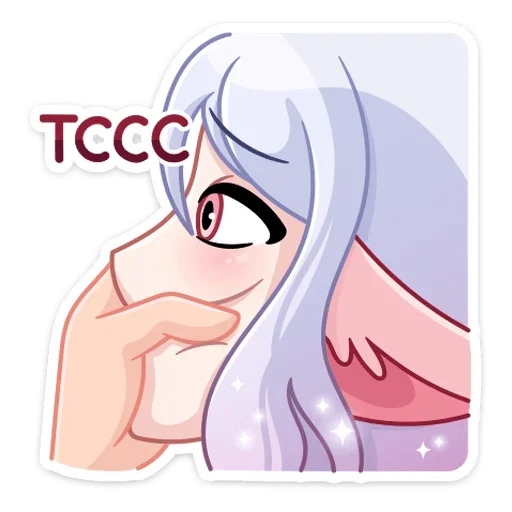 🤫 Стикер «Флоренс» для Telegram