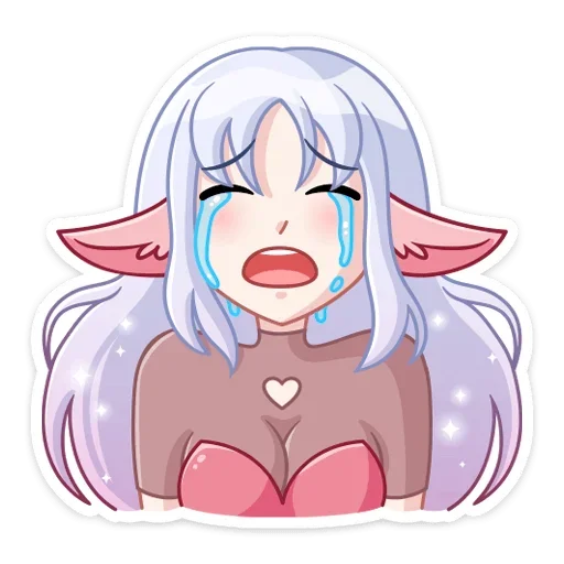 😭 Стикер «Флоренс» для Telegram