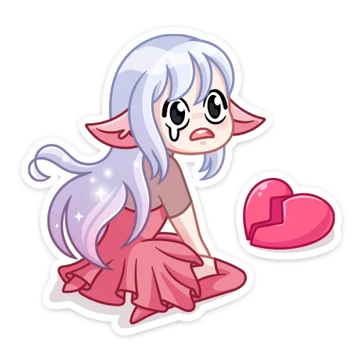 😢 Стикер «Флоренс» для Telegram