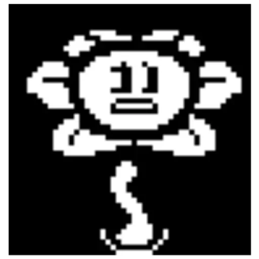 😥 Стикер «flowey Undertale» для Telegram