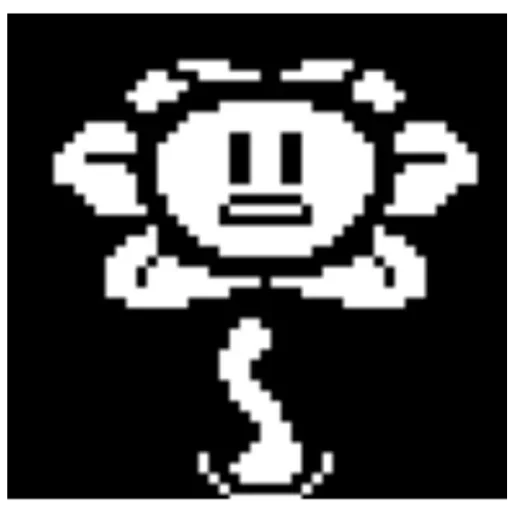 😕 Стикер «flowey Undertale» для Telegram