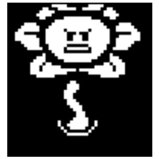 😠 Стикер «flowey Undertale» для Telegram