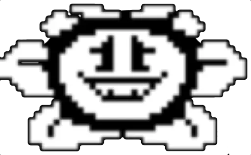 😅 Стикер «flowey Undertale» для Telegram