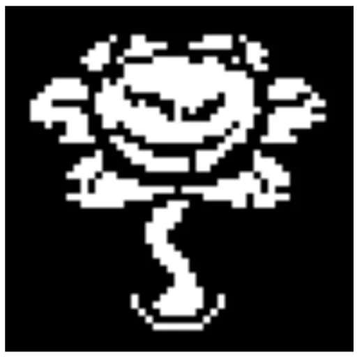 💀 Стикер «flowey Undertale» для Telegram