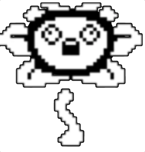 😮 Стикер «flowey Undertale» для Telegram