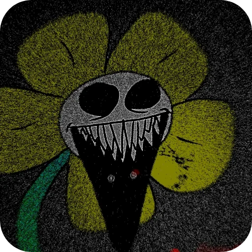 🥶 Стикер «flowey Undertale» для Telegram
