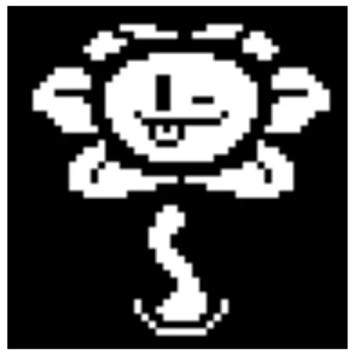 😜 Стикер «flowey Undertale» для Telegram