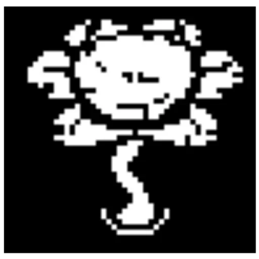 💀 Стикер «flowey Undertale» для Telegram