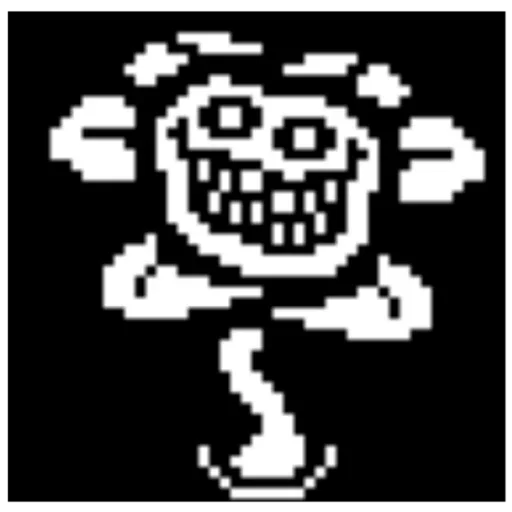 👹 Стикер «flowey Undertale» для Telegram