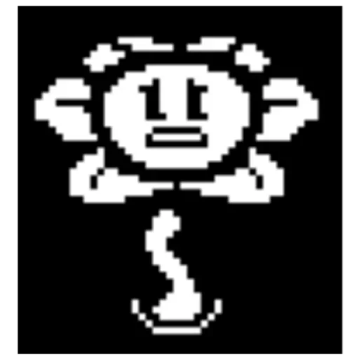 😥 Стикер «flowey Undertale» для Telegram