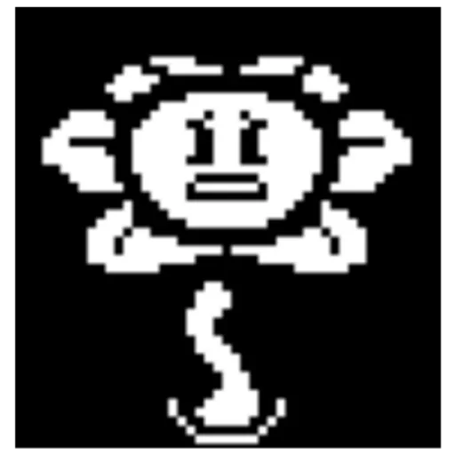😥 Стикер «flowey Undertale» для Telegram