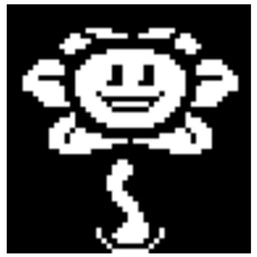 🙂 Стикер «flowey Undertale» для Telegram