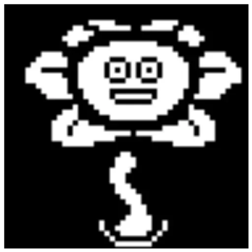😃 Стикер «flowey Undertale» для Telegram