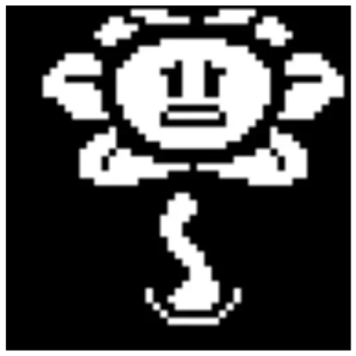 😟 Стикер «flowey Undertale» для Telegram