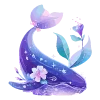 🐋 Эмодзи «Набор эмоджи с цветочной магией» для Telegram