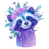 🦝 Эмодзи «Набор эмоджи с цветочной магией» для Telegram