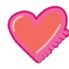 🧡 Эмодзи «Розовые буквы и эмодзи с цветами» для Telegram