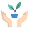 🌱 Эмодзи «Flowers Font» для Telegram