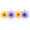 ➖ Эмодзи «Watercolor Flowers» для Telegram