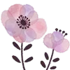 🌸 Эмодзи «Watercolor Flowers» для Telegram