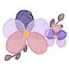 🌼 Эмодзи «Watercolor Flowers» для Telegram