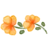 ➖ Эмодзи «Watercolor Flowers» для Telegram