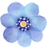 🌼 Эмодзи «Watercolor Flowers» для Telegram