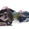 🏔️ Эмодзи «Flowers, tea and peace» для Telegram
