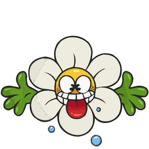 😛 Эмодзи «Набор эмоджи с Цветиком из ВК в качестве» для Telegram