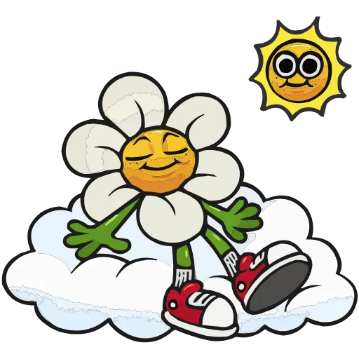😌 Эмодзи «Набор эмоджи с Цветиком из ВК в качестве» для Telegram