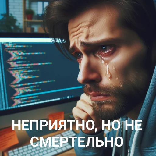 Стикерпак Неприятно но не смертельно для Telegram — скачать