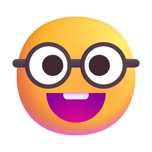 🤓 Эмодзи «Fluent Emoji» для Telegram