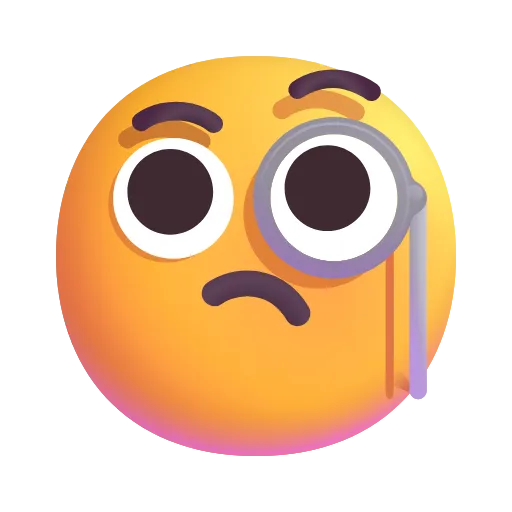 🧐 Эмодзи «Fluent Emoji» для Telegram