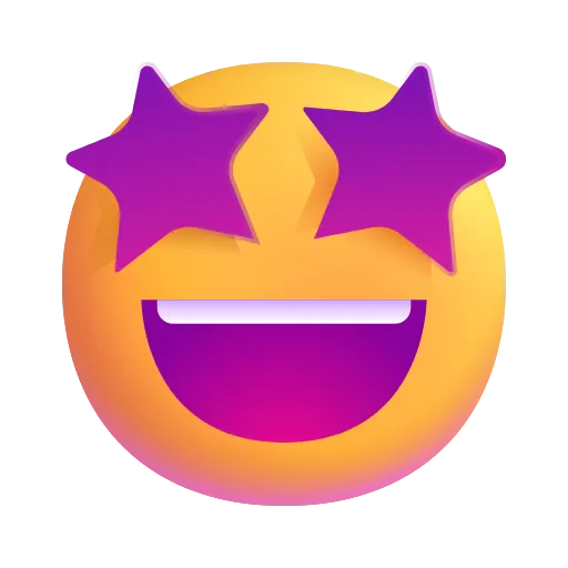 🤩 Эмодзи «Fluent Emoji» для Telegram