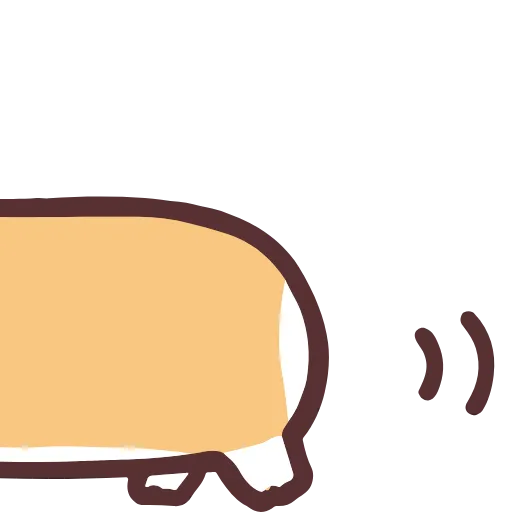 🐶 Стикер «fluffy corgi stickers» для Telegram