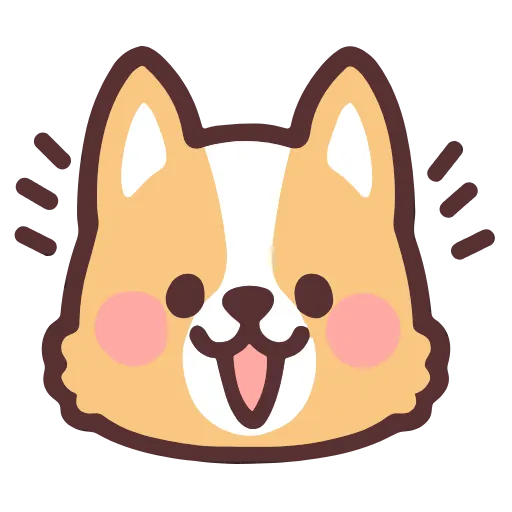 😃 Эмодзи «Corgi Emoji» для Telegram