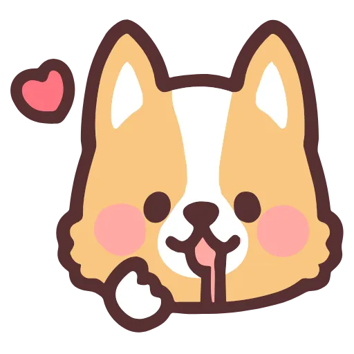 😍 Эмодзи «Corgi Emoji» для Telegram