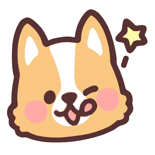 😘 Эмодзи «Corgi Emoji» для Telegram