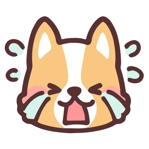 😭 Эмодзи «Corgi Emoji» для Telegram